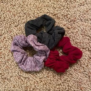 ‼️Purple, Grey + Red Scrunchies‼️